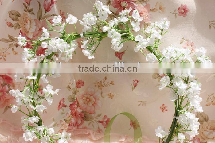 Wedding Bridal Wreath, White Stars Bracelet Garland Bridesmaid Flower Girl Photo Accessories