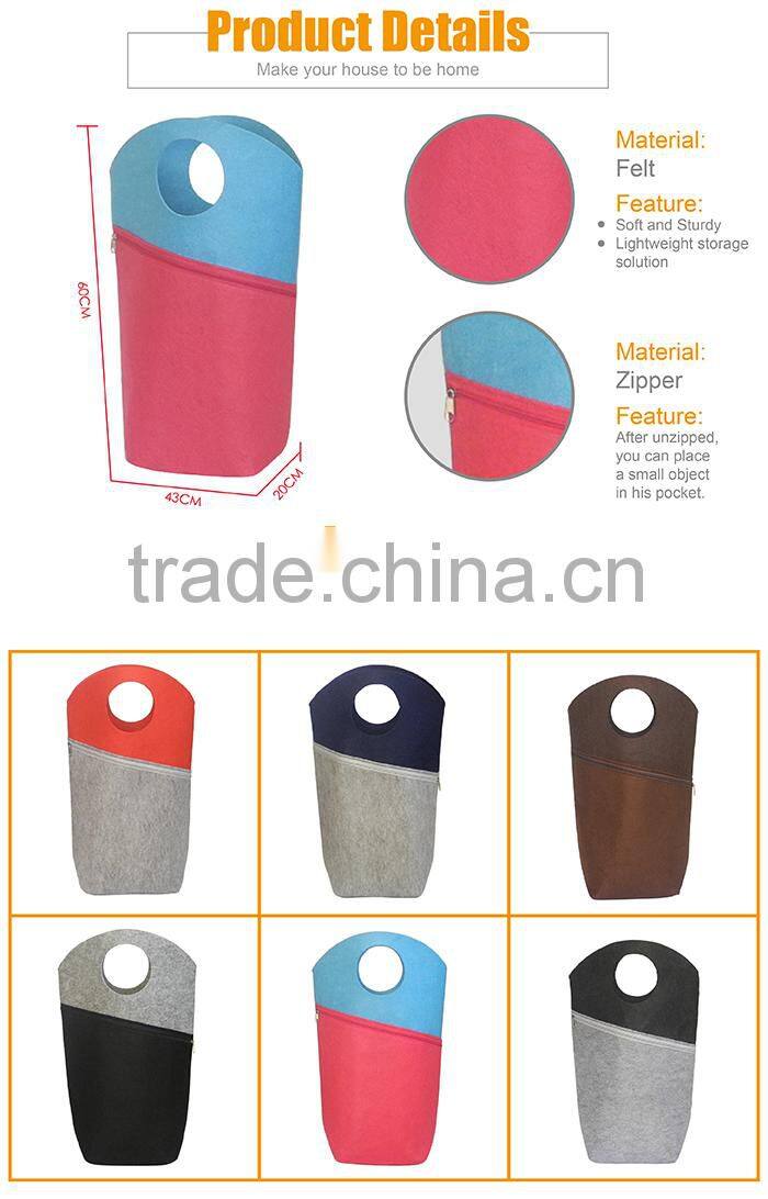 2016 China Popular Wide-Use Felt Wholesale Laundry Hamper