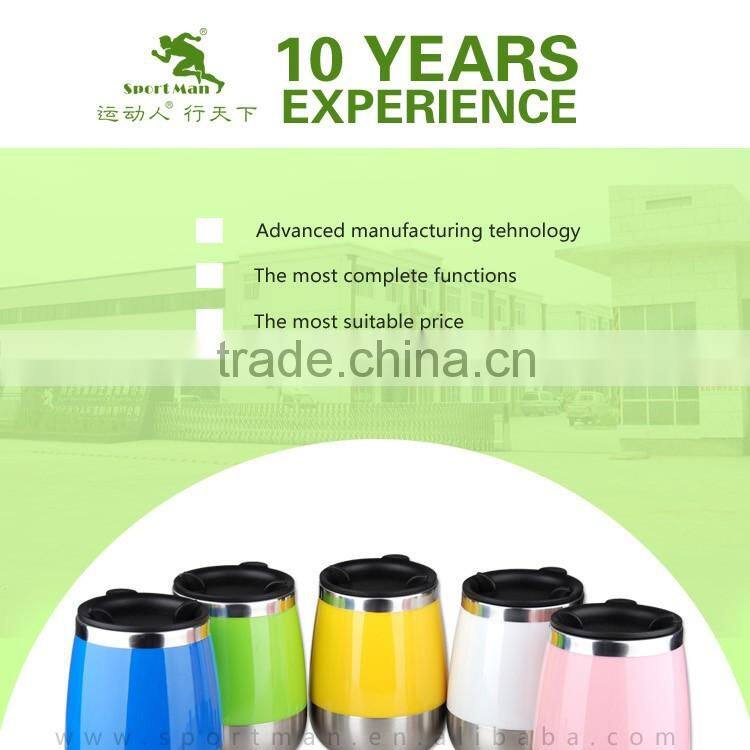 16oz reliable quality blue coffee mug hot China product auto travel tea mug assorted color wholesale water cup