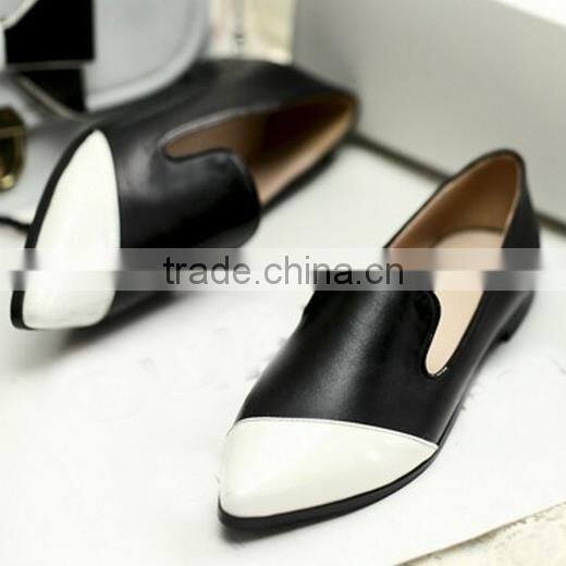 fashion ladies summer shoes flat lady shoes leather women shoes CP6669