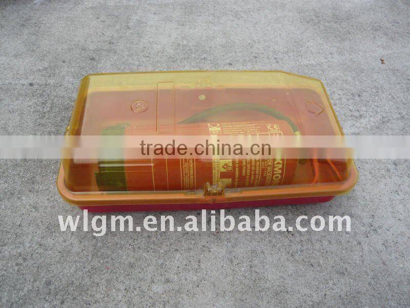 Fire extinguisher plastic box