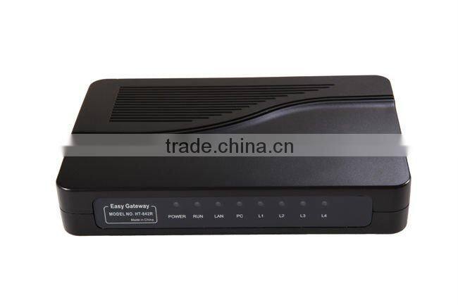 Broadband Gateway HT-842R 4 Port VoIP Gateway 4-Port FXS Gateway