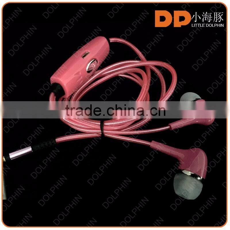 china supplier beautiful flashing light LED earphone noise cancelling glowing headphones