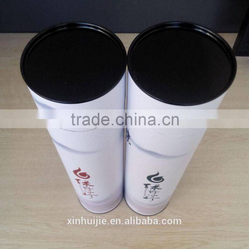 Red wine packaging paper cans, bottles of wine round packaging carton
