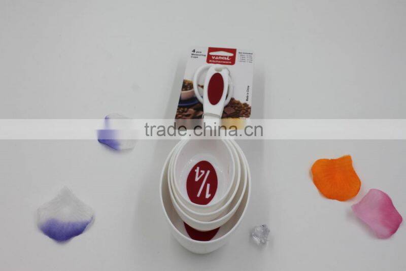 2015 new item plastic material measuring spoon with scale cake spoon