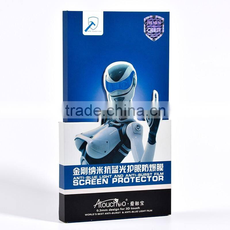 0.3MM Thickness Waterproof Anti blue ray Screen Protector for Samsung Galaxy S6