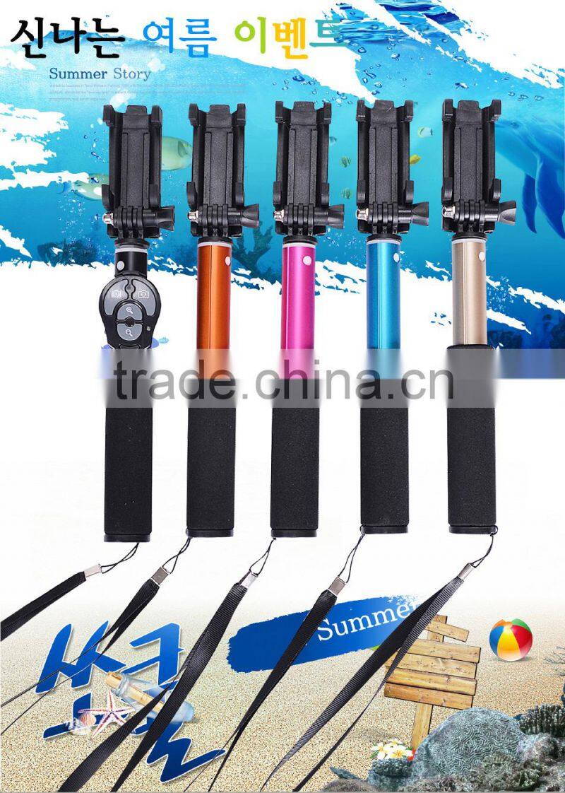 Best choice fashion aluminum selfie stick cheap and quality monopod for factory wholesale