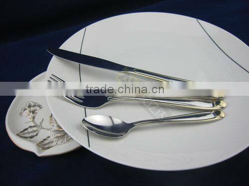 Middle and top grade stainless steel dinnerware set