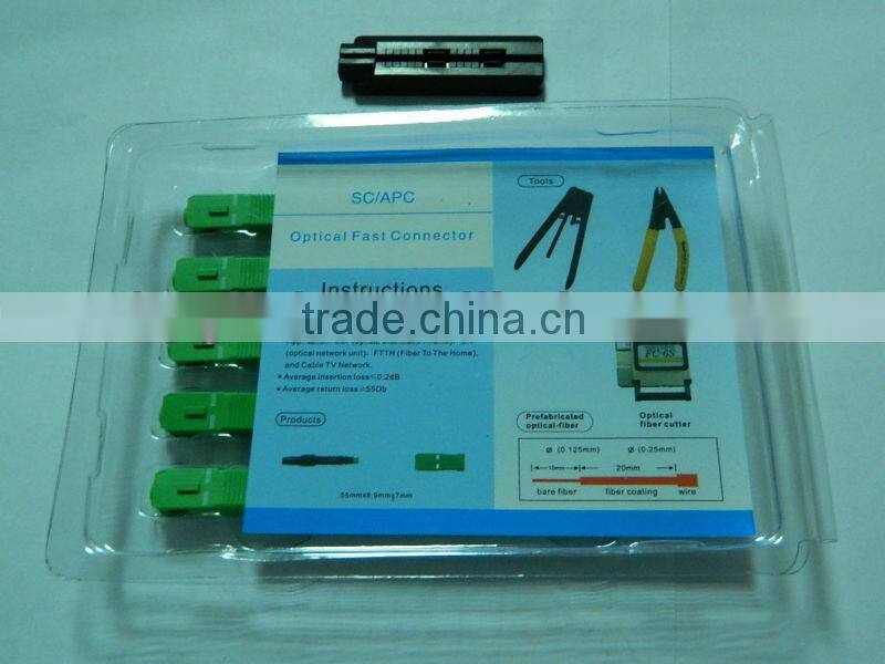 high quality fiber optic quick connector for fibre-optic link