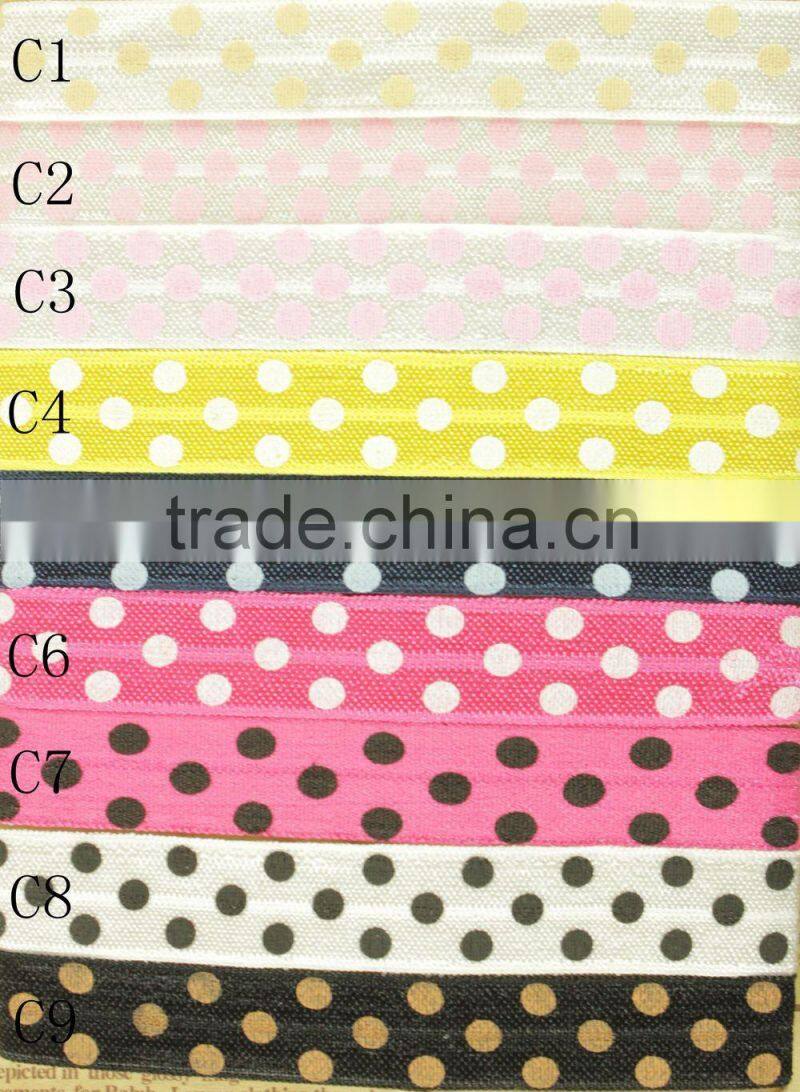 fashion wholesale chiffon pumpkin flowers, halloween hair accessories