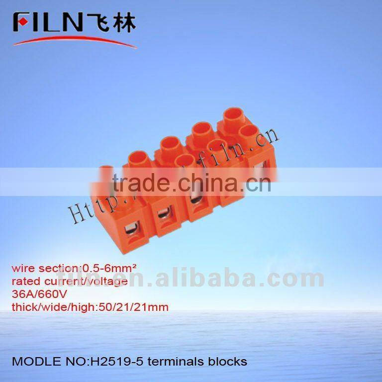 screwless connector terminal blok H2519-10