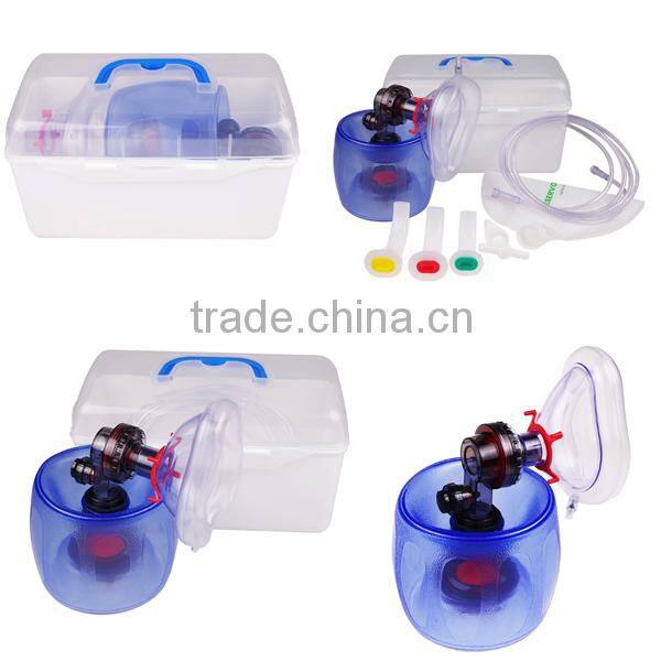 First Aid PVC Manual Resuscitator Ambu Bag