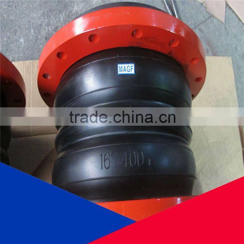 galvanized Double Sphere thread rubber joint High temperature resistant