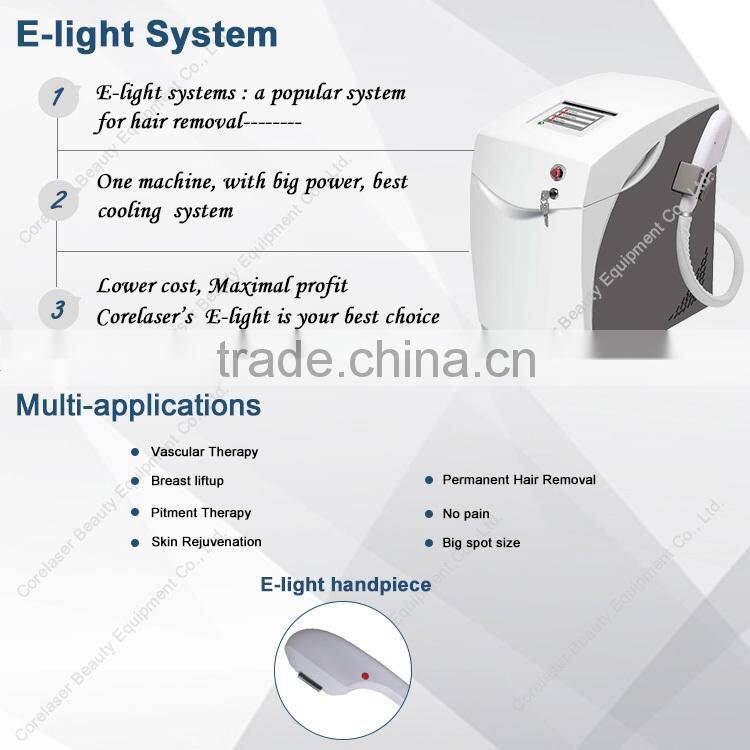 multifunction beauty equipment shr fast elight machine hair removal