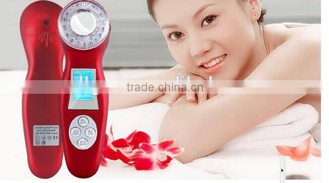 handheld Home Use Rechargeable Photon Ultrasonic Face Skin Care device
