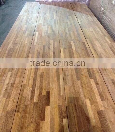 Merbau wood, wood Finger Joint Board for Worktop/flooring/staircase