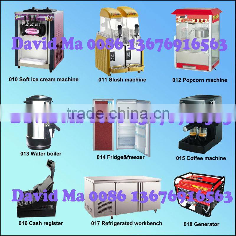 Made In China Mobile Ice Cream Cart Hot Sale Customized Logo Street Fast Food Trailer