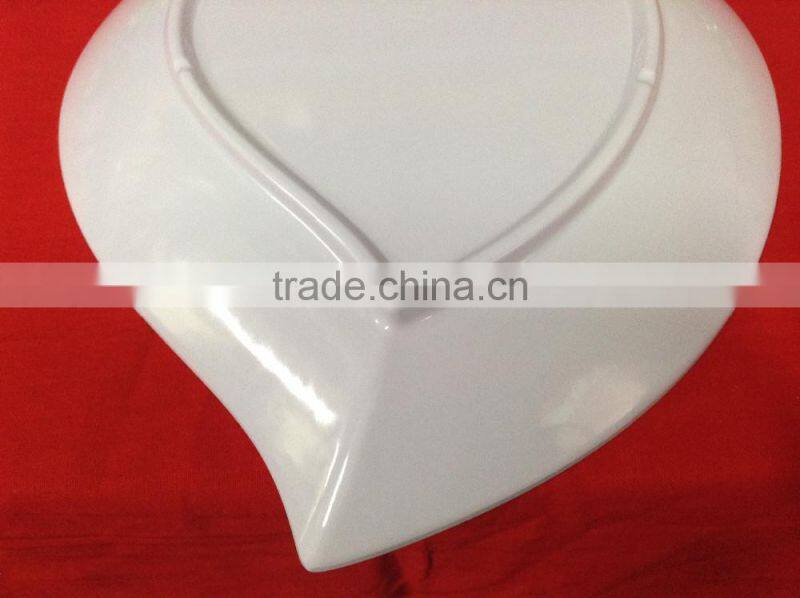 Malaysia Made Peach Shape Melamine Dinner Plate