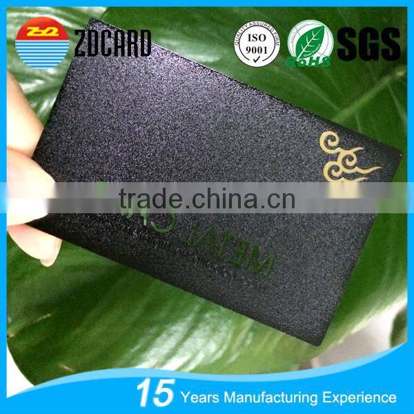 Customized Brush Finish Stainless Steel Business Card