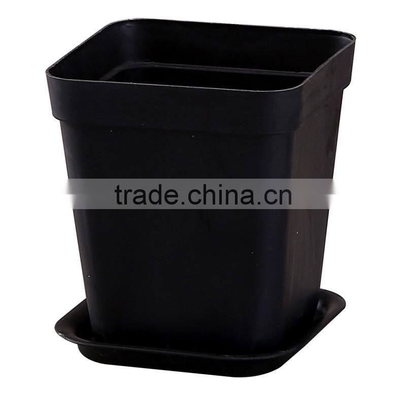 small square plastic flower pot injection mould