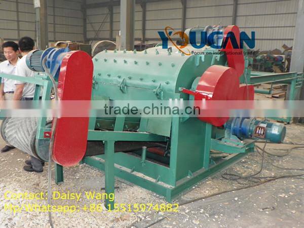 Youcan factory price pallet crusher/wood pallet crushing machine/wood board shredder