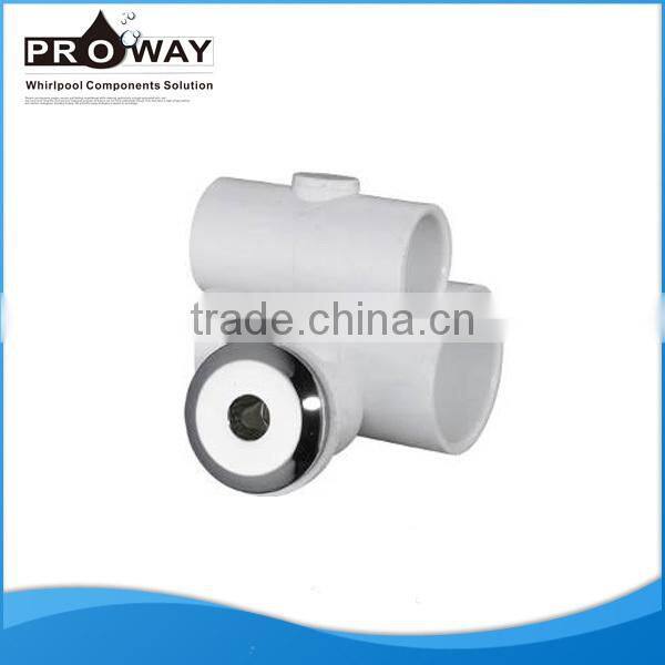 27mm Cover 8mm Quick Joint Hydrotherapy Brass Bathtub Spa Fitting Nozzle Air Bubble Jet