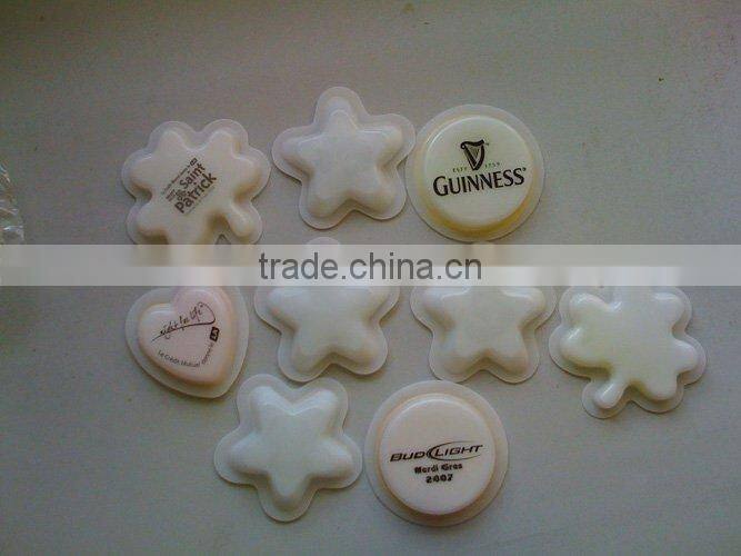 Round glow badge,glow in dark badges