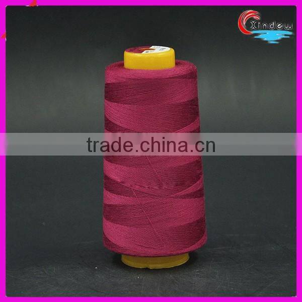 poly/poly core thread for sewing jean,leather