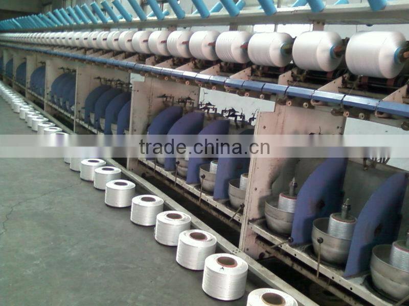 Dope dyed high tenacity polyester twisted yarn for webbing