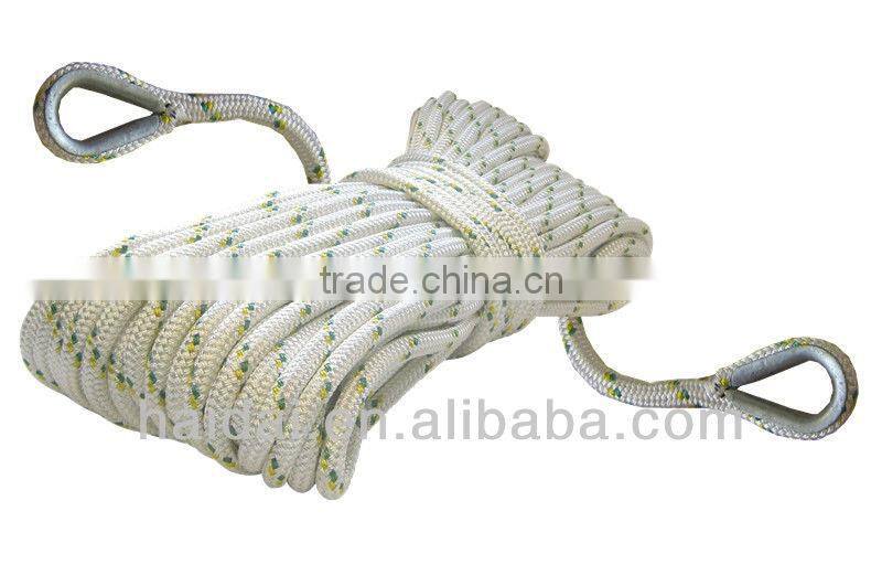 polyester double braid dock line rope