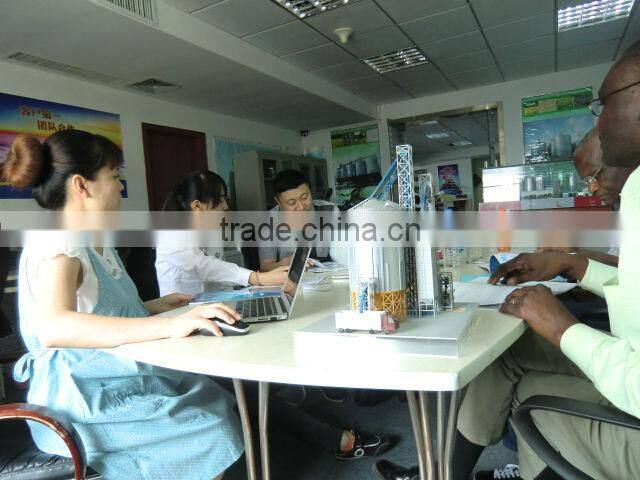 Cleaning machine for grain wheat silo