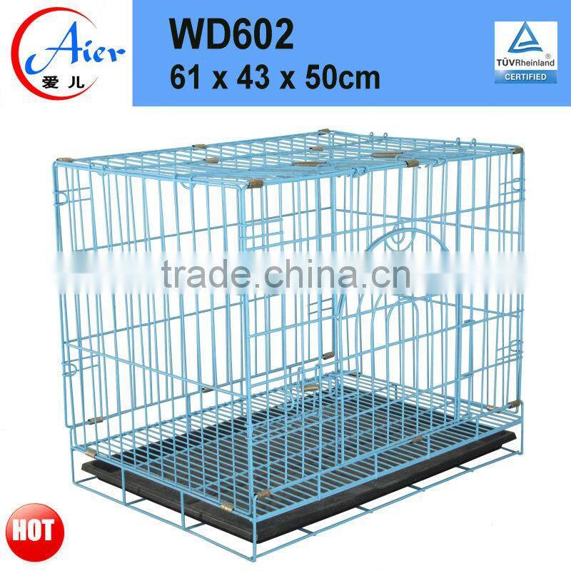 pet product dog wire cage folding dog crate