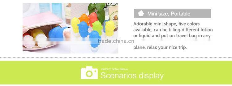 Most popular lovely monkry squeezable silicone travel bottle