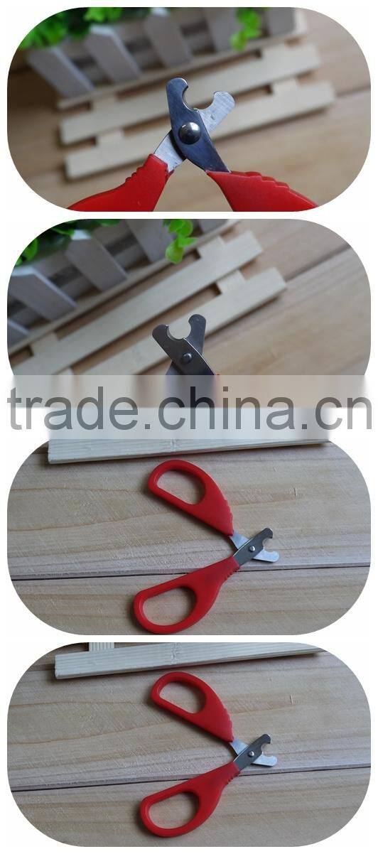 Plastic Safty Dog Nail Scissors