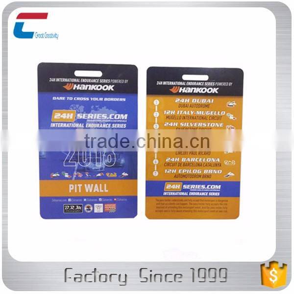 Costom Two-sided 4C Printed ID Bag Tag for Travel