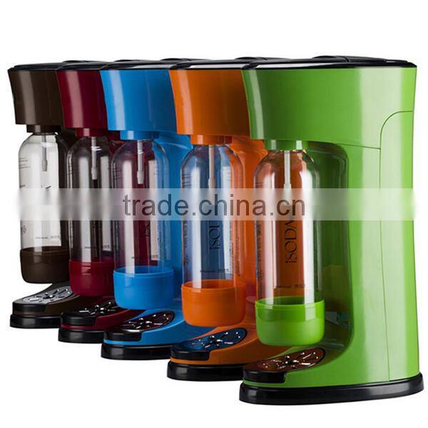 FDA certificated hose using red color metallic soda maker soda making machine