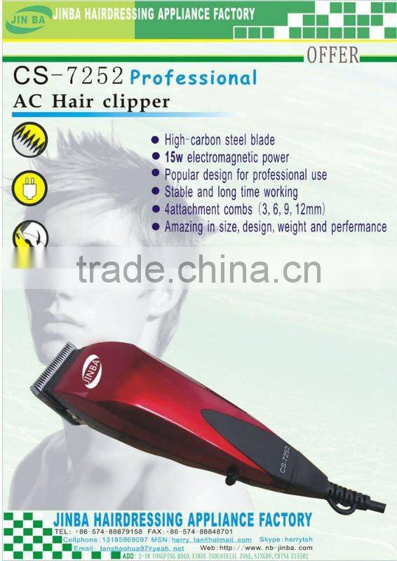 professional hair clipper for barber use