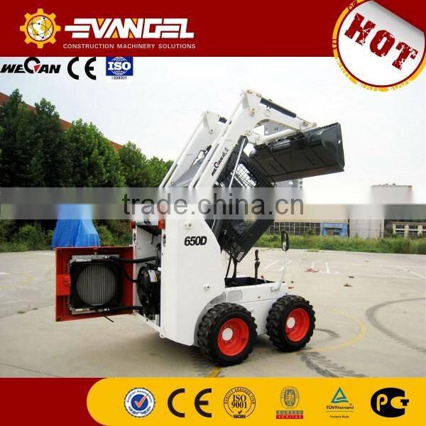 650Kgs Skid Steer Loader China Brand Wecan WT650D