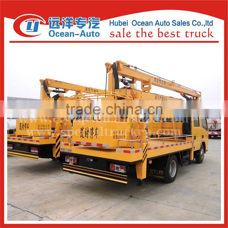 DFAC double cab 14-16m high overhead working truck for sale