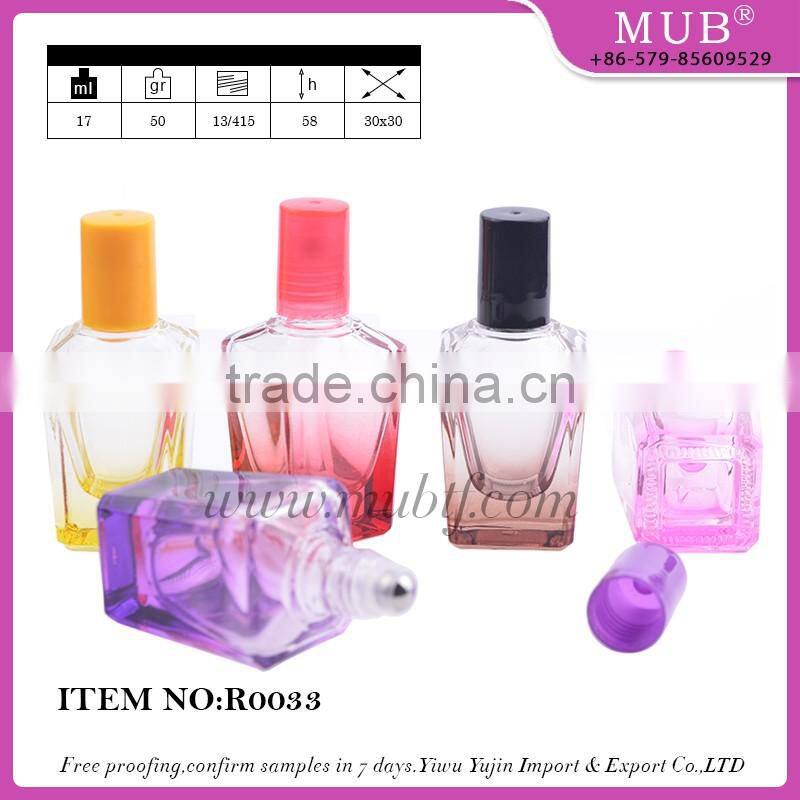 R0030 rool bottle glass bottle aluminum perfume bottle wholesale