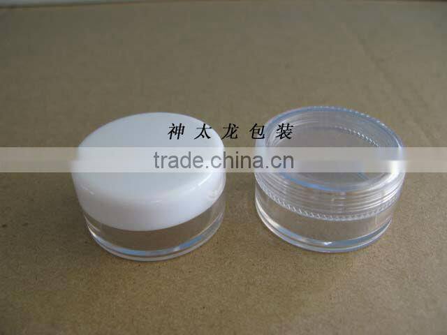 Plastic mini cream jars make in China 10g
