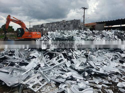 63ton Push-out hydraulic automatic scrap aluminum tin can press machine