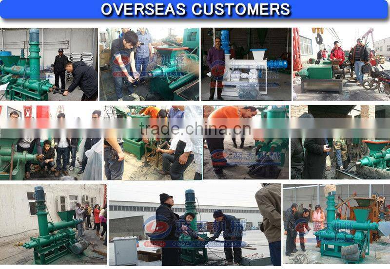 Reasonable price coal charcoal rod extruder briquette machine