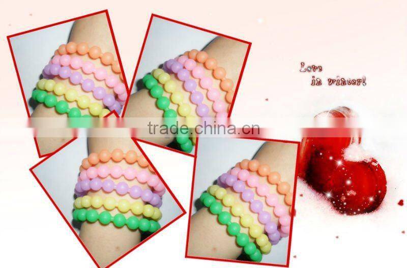 Fancy Silicone Beaded Bracelet