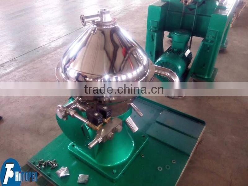 Waste engine oil separation disc stack centrifuge