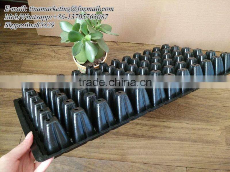 72 Cell PS Material Plastic Nursery Seedling Tray, Seed Plug Planting Tray, Vegetable Germination Tray
