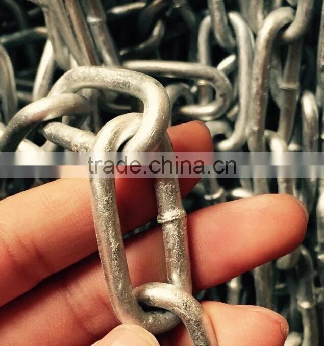 Ordinary mild carbon steel Zinc Plated Link Chain for lifting