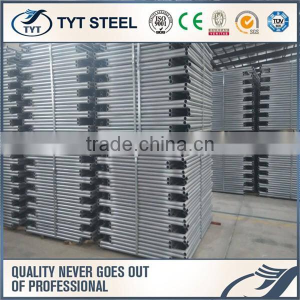 metal ladder frame for inside and outside suport