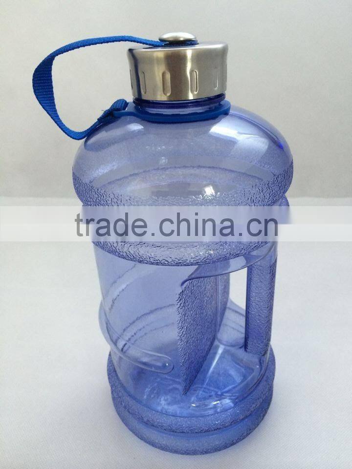 Cheap 2.2 liter clear plastic water jugs with lids/Water jug with side handle/Drinking Water Plastic Bottle