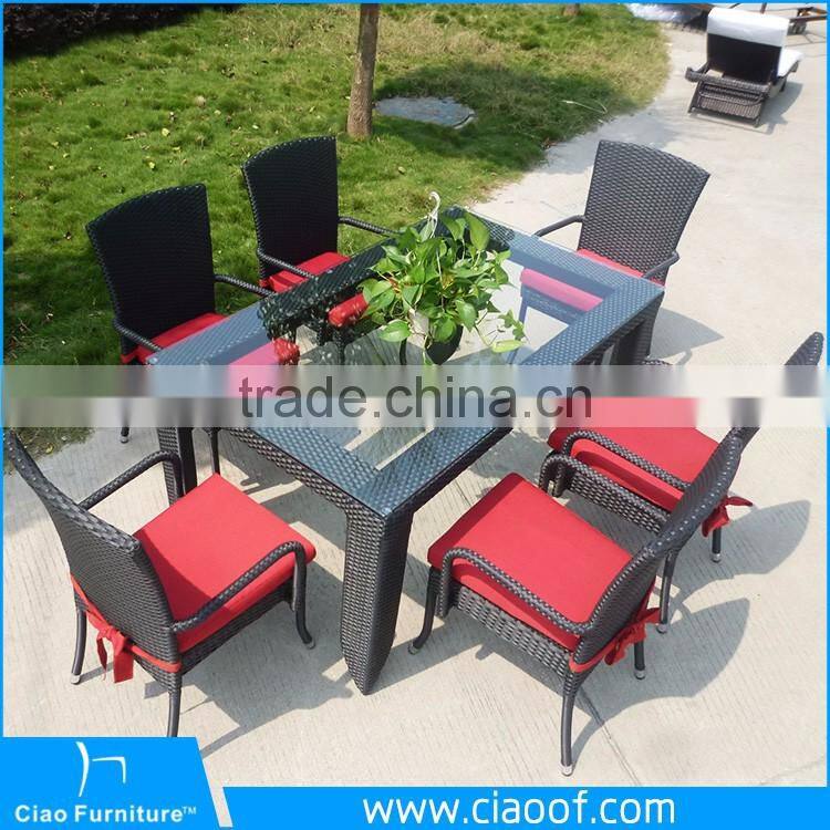 China Supplier High End European Outdoor Furniture Dining Set